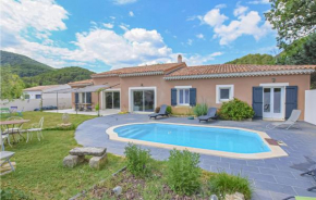 Nice home in Propiac-les-Bains with Outdoor swimming pool, WiFi and 4 Bedrooms